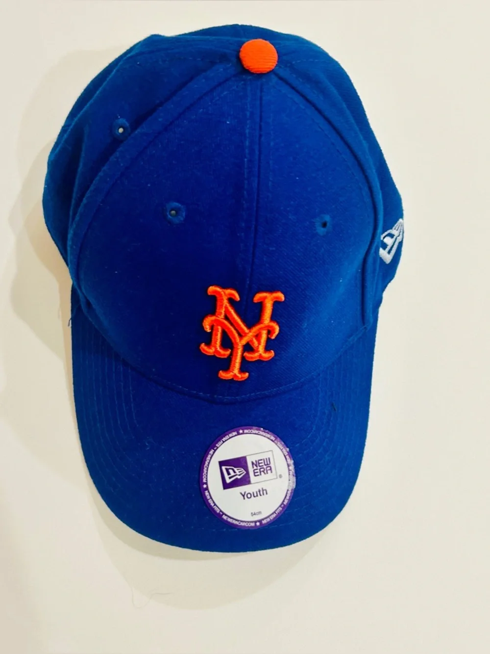 New Era Youth Royal Blue & Orange NY Mets Cap